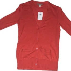 NWT Banana Republic Coral Cardigan Sweater